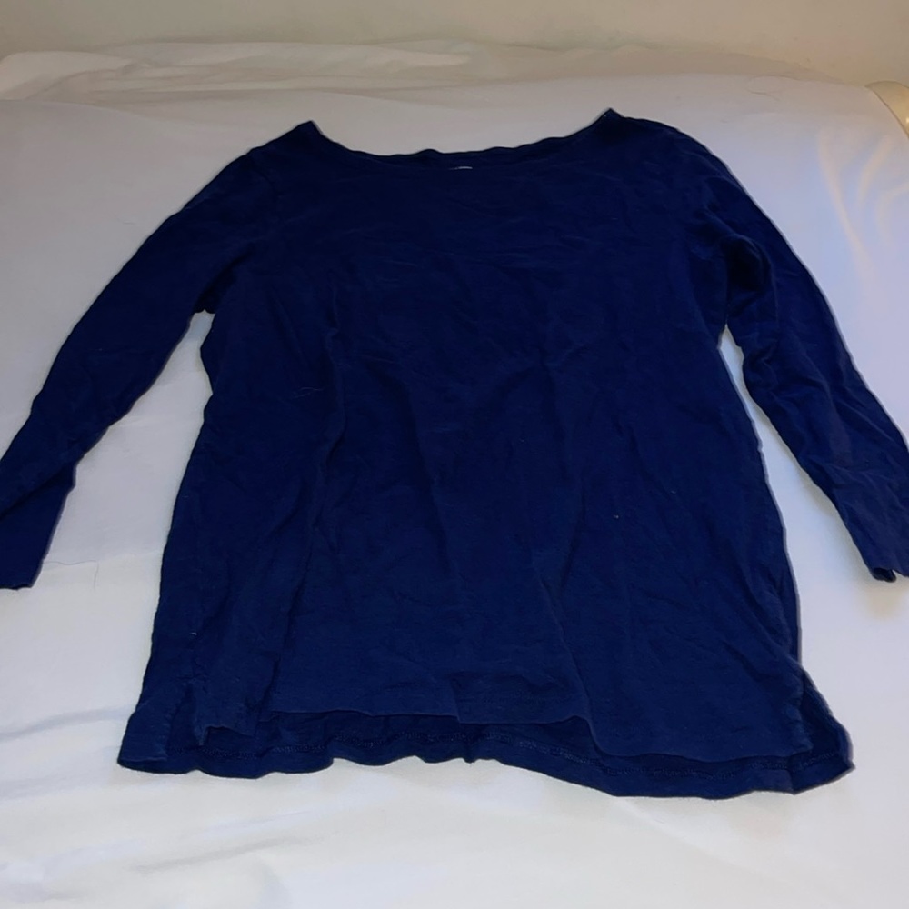 Navy long sleeve top